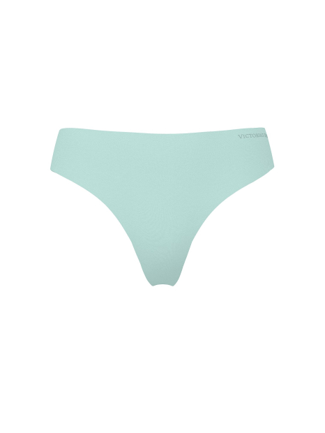 Женский комплект белья Victoria's Secret лиф Push-Up и трусики тонг 1161661865 (Голубой 34B/S)