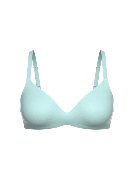 Женский комплект белья Victoria's Secret лиф и трусики бикини 1161665606 (Голубой 36D/M)