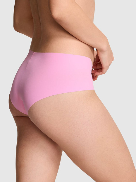 Комплект белья со стразами Victoria's Secret Pink бюст и бесшовные трусики чики 1161716481 (Розовый 36B/M)