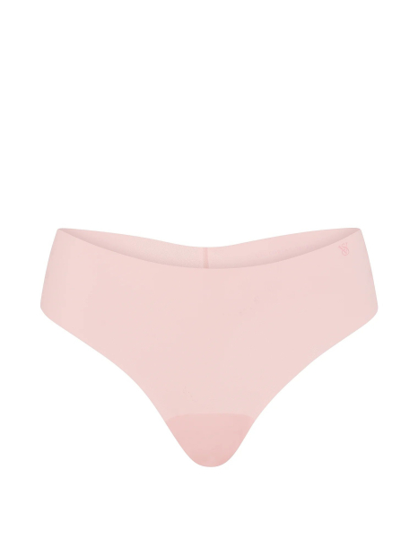 Комплект белья Victoria's Secret бюстгальтер и бесшовные трусики тонг 1161852039 (Розовый 32B/XS)
