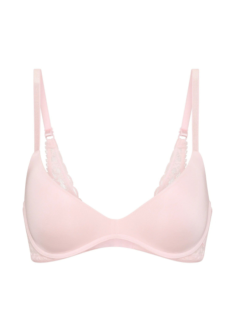 Комплект білизни Victoria's Secret бюст Push-Up та безшовні трусики бікіні 1161854058 (Рожевий 38С/L)