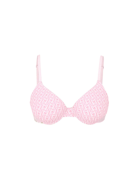 Женский комплект белья Victoria's Secret бюст Push-Up и трусики хипхаггеры 1161870764 (Розовый 36D/L)