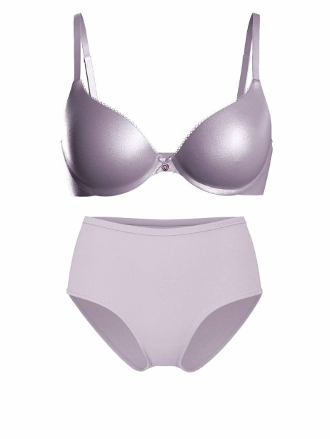 Женский комплект белья Victoria's Secret бюст и трусики брифы 1161878932 (Сиреневый 34B/S)