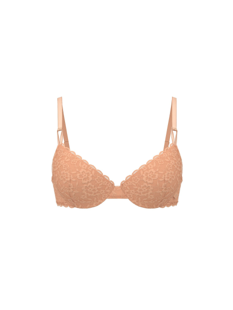 Комплект белья Victoria's Secret бюст и трусики тонг 1161966530 (Оранжевый 38С/L)