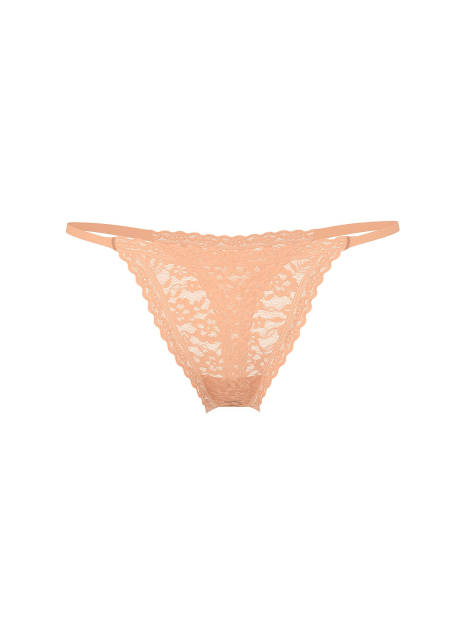 Комплект белья Victoria's Secret бюст и трусики тонг 1161966530 (Оранжевый 38С/L)
