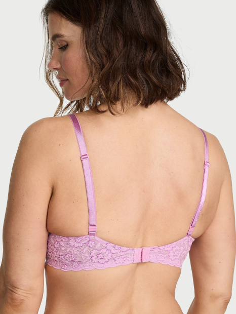 Кружевной комплект Victoria's Secret бюст и трусики чики 1161997570 (Сиреневый 34B/S)