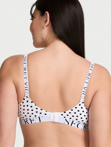 Жіночий комплект білизни Victoria's Secret бюстгальтер та трусики тонг 1162057998 (Білий 34С/M)