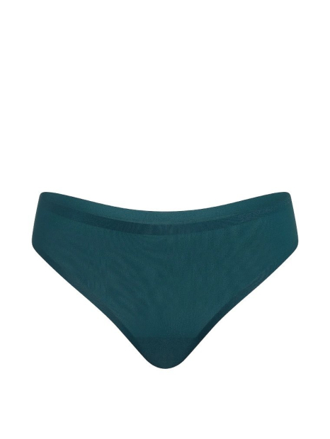 Женский комплект белья Victoria's Secret бюст и трусики тонг 1162124041 (Бирюзовый 36B/M)