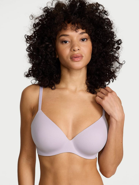 Женский комплект белья Victoria's Secret бюст и трусики тонг 1162139190 (Сиреневый 36B/M)