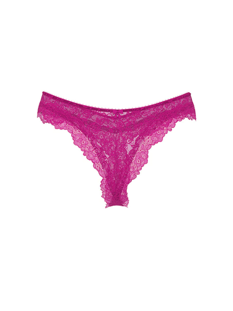 Комплект білизни Victoria's Secret бюст та трусики тонг 1162176317 (Рожевий 36C/M)