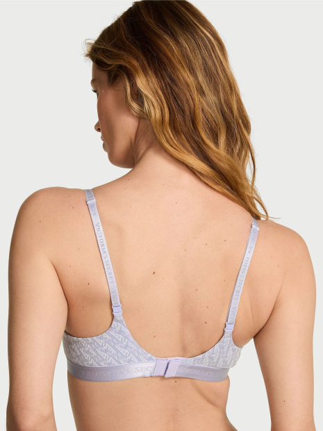 Женский комплект белья Victoria's Secret бюст Push-Up и трусики хипхаггеры 1162193280 (Голубой 38C/XL)