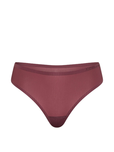 Женский комплект белья Victoria's Secret бюст и трусики тонг 1162235351 (Розовый 34A/XS)