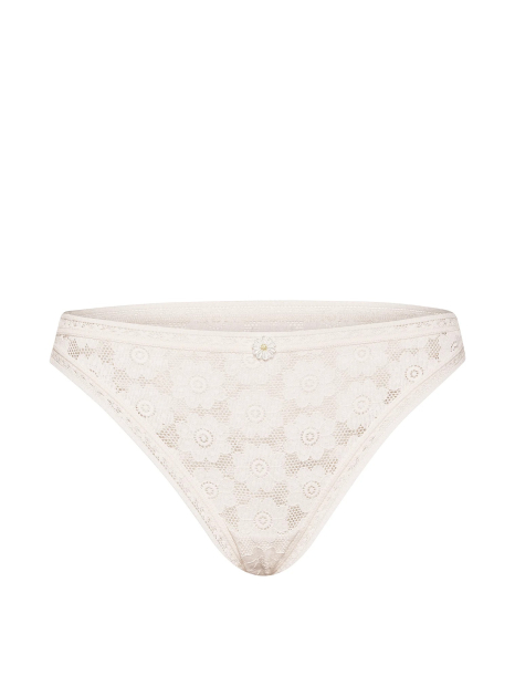 Мереживний комплект білизни Victoria's Secret бюст триангл і трусики брифи 1162256532 (Молочний XXL)