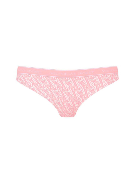 Женский комплект белья Victoria's Secret бюст и трусики тонг 1162322298 (Розовый 38C/XL)