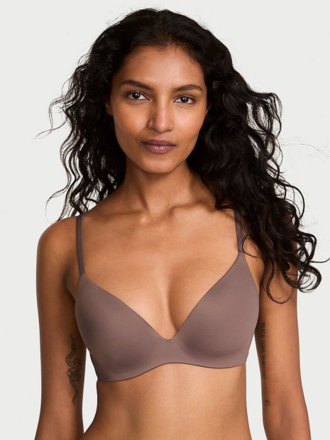 Женский комплект белья Victoria's Secret бюст и трусики брифы 1162346574 (Коричневый 34B/S)