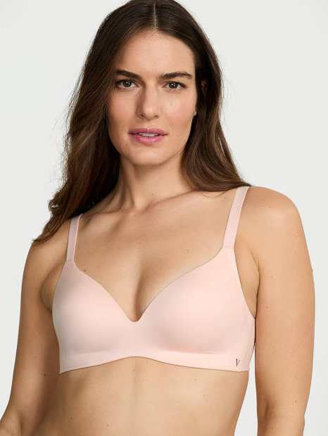 Жіночий комплект білизни Victoria's Secret бюст та трусики тонг 1162416441 (Рожевий 42D/XXL)