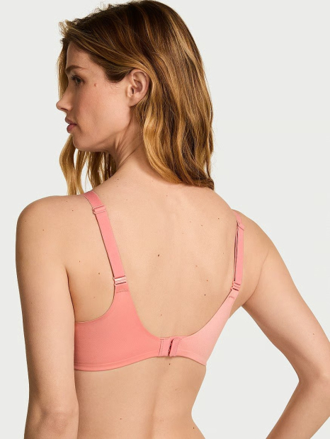 Женский комплект белья Victoria's Secret бюст и трусики бикини 1162484840 (Розовый 38C/XL)