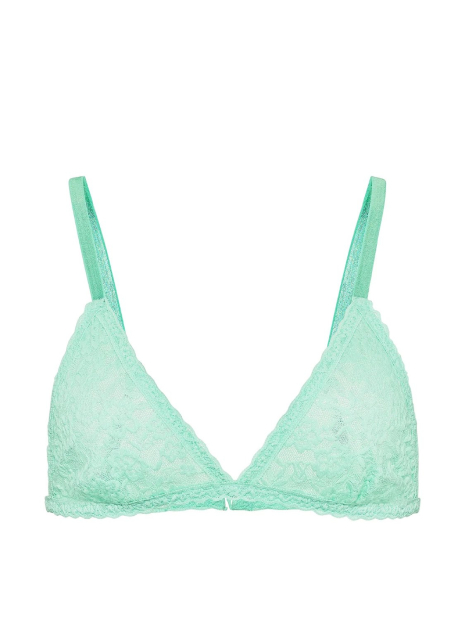 Комплект белья Victoria's Secret бралетт триангл и трусики тонг 1162500874 (Бирюзовый L)