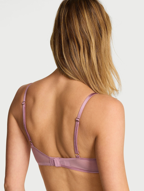 Комплект белья Victoria's Secret бюст и трусики чики 1162655564 (Розовый 38C/XL)