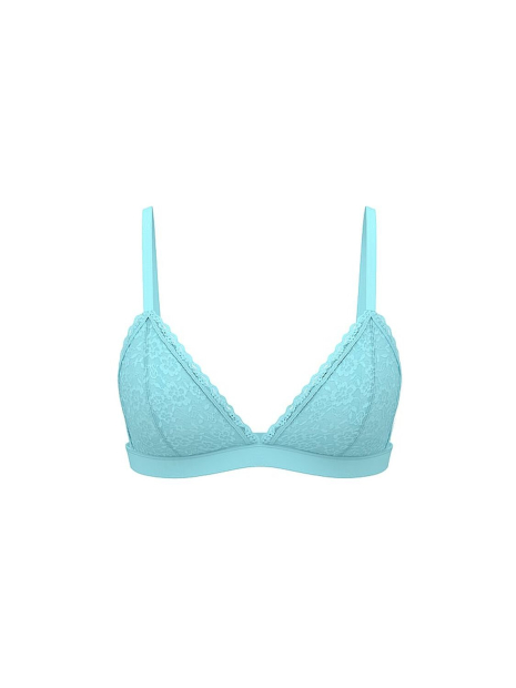 Комплект білизни Victoria's Secret бралетт триангл та трусики брифи 1162712722 (Блакитний XXL)