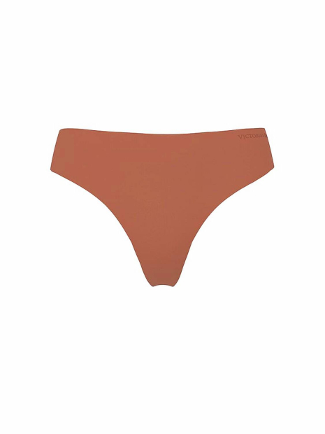 Комплект белья Victoria's Secret бюстгальтер и трусики тонг 1162872938 (Коричневый 34D/M)