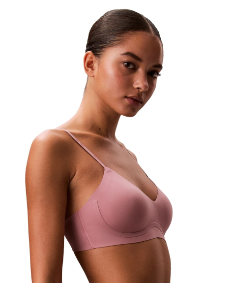 Женский комплект белья Calvin Klein бралетт и трусики бикини 1162893233 (Розовый XS)