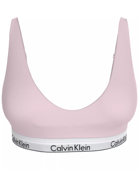 Женский комплект белья Calvin Klein бралетт и трусики бикини 1163179283 (Розовый M)
