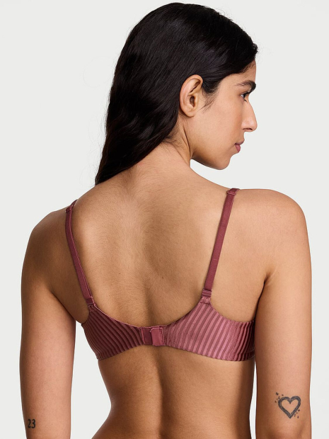 Женский комплект белья Victoria's Secret бюст с Push-Up и трусики бикини 1163050202 (Розовый 34C/S)