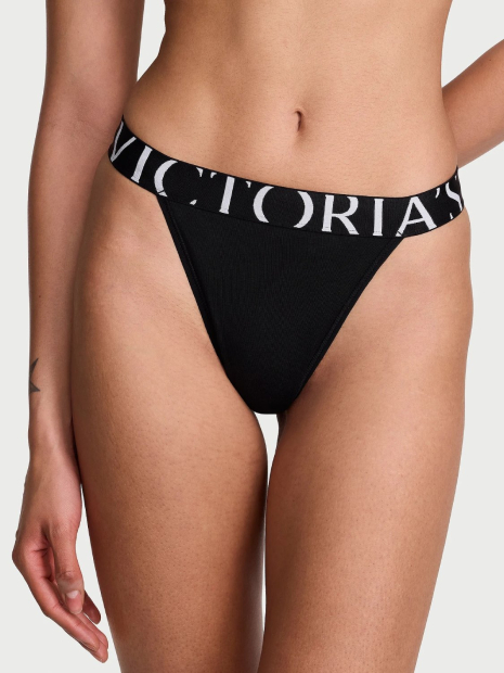 Жіночий комплект Victoria's Secret бра-топ і трусики 1163278998 (Чорний S)