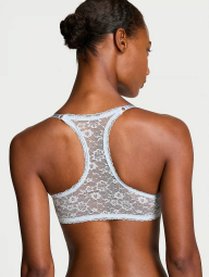 Женский комплект белья Victoria's Secret бюст и трусики бразильяны 1159838241 (Голубой 32B/XS)