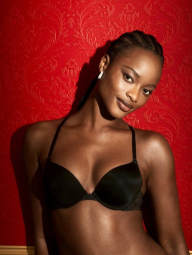 Комплект білизни Victoria's Secret погруддя Push-up і трусики бразиліана 1159838263 (Чорний 32C/S)