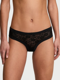 Роскошный кружевной комплект Victoria's Secret бралетт и трусики чики 1159838268 (Черный L)