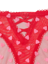 Комплект белья Victoria's Secret бюст и трусики 1159840149 (Красный 32C/S)