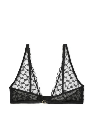 Комплект белья Victoria's Secret лиф триангл и трусики стринги 1159838641 (Черный S)