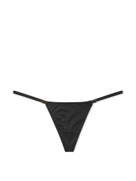 Комплект белья Victoria's Secret лиф триангл и трусики стринги 1159838641 (Черный S)