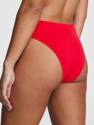 Женский комплект белья Victoria's Secret Pink лиф Push-Up и трусики бразильяны 1159839225 (Красный 34B/S)