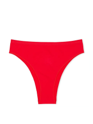 Женский комплект белья Victoria's Secret Pink лиф Push-Up и трусики бразильяны 1159839225 (Красный 34B/S)