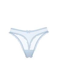 Комплект белья Victoria's Secret бралетт триангл и трусики тонг 1159838845 (Голубой XL)