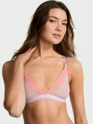 Комплект белья Victoria's Secret бралетт триангл и трусики чики 1159838850 (Сиреневый XL)