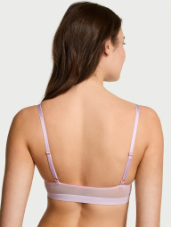 Комплект белья Victoria's Secret бралетт триангл и трусики чики 1159842451 (Сиреневый M)