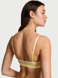 Комплект белья Victoria's Secret бралетт триангл и трусики тонг 1159841957 (Желтый L)