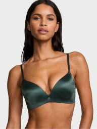 Комплект Victoria's Secret бюст Push-Up и трусики тонг 1159838975 (Зеленый 40D/XXL)
