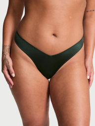 Комплект Victoria's Secret бюст Push-Up и трусики тонг 1159838975 (Зеленый 40D/XXL)