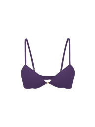 Женский комплект белья Victoria's Secret лиф и трусики тонг 1159839003 (Фиолетовый 32C/S)