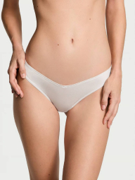 Комплект белья Victoria's Secret бюст Push-Up и трусики тонг 1159839302 (Серый 34A/S)