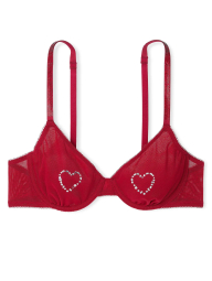 Комплект білизни Victoria's Secret бюст та трусики тонг 1159839553 (Червоний 34B/S)