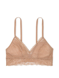 Шикарний комплект білизни Victoria's Secret бралетт та трусики бразилії 1159840133 (Бежевий XL)