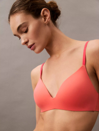 Повседневный комплект белья Calvin Klein бюст и трусики бикини 1159840258 (Розовый 34A/S)
