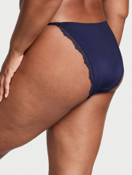 Комплект белья Victoria's Secret бюст Push-Up и трусики стринг бикини 1159840371 (Синий 38B/L)