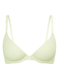 Женский комплект белья Victoria's Secret Pink лиф Push-Up и трусики бикини 1159840493 (Салатовый 32C/S)